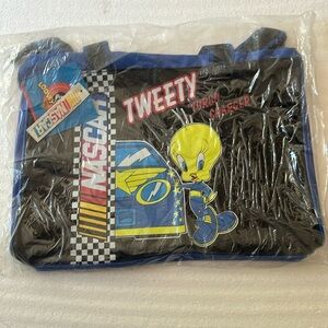Looney Tunes Tweety NASCAR brand new medium duffel bag original